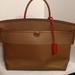 Burberry Bags | Burberry Panelled Leather Society Top Handled Bag | Color: Brown/Red | Size: Os