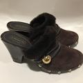 Coach Shoes | Coach Ivanka Dark Brown Clogs Size 7m | Color: Brown | Size: 7
