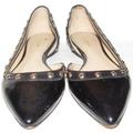 Coach Shoes | Coach Black Patent D'orsay Gold Studs | Color: Black/Gold | Size: 7.5