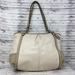 Coach Bags | Coach Alexandra Cream Leather Satchel | Color: Cream/Tan | Size: Os