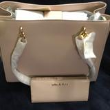 Michael Kors Bags | Final Offermichael Kors Sofia Tote W/Wallet | Color: Cream | Size: Large