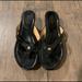 Coach Shoes | Coach Platform Flip Flops. Euc. Size 7.5. | Color: Black | Size: 7.5