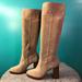 Michael Kors Shoes | Michael Kors Regina Tan Suede Heeled Boots | Color: Tan | Size: 9