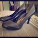 Nine West Shoes | Nine West Black Leather Pumps | Color: Black | Size: 9.5