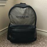 Coach Bags | Coach Classic Leather Backpack | Color: Black/Gray | Size: Os