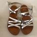 J. Crew Shoes | Jcrew Sandals | Color: Brown/Silver | Size: 7.5