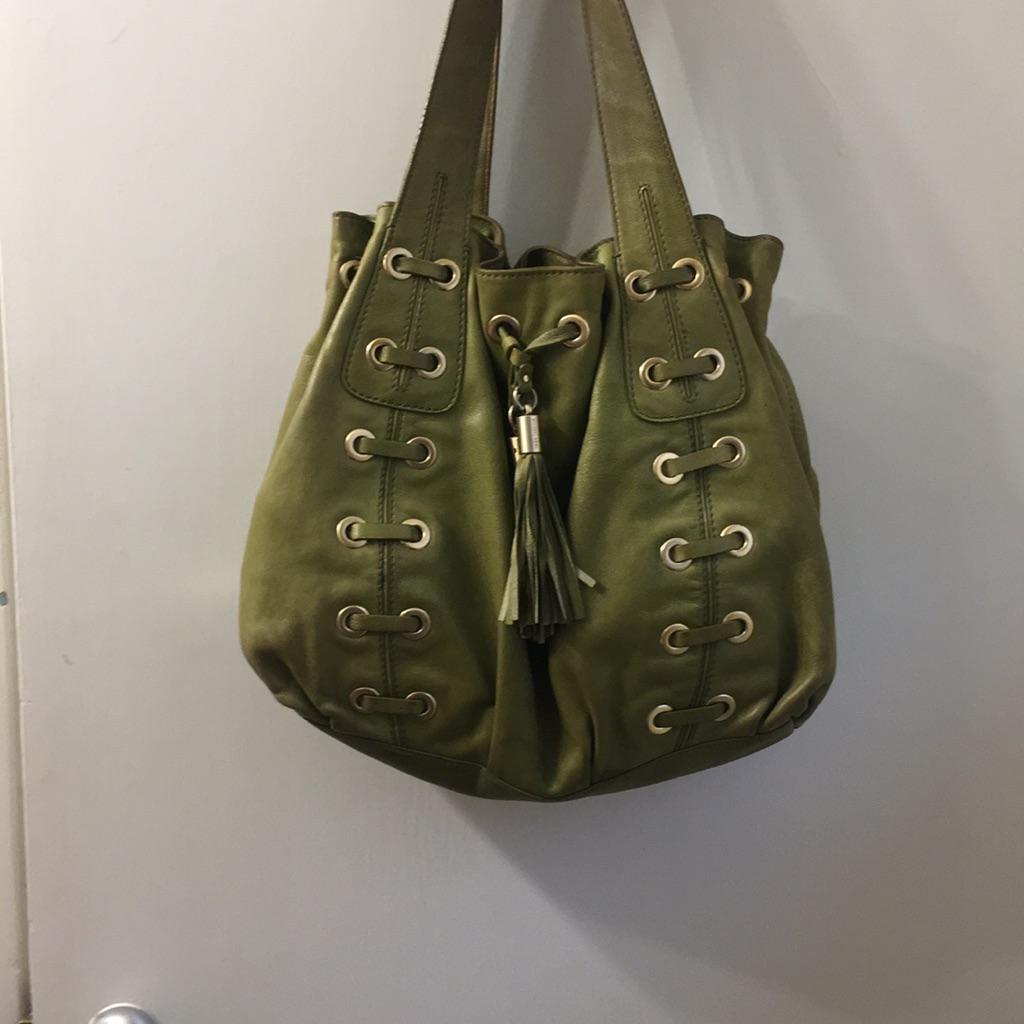 Michael Kors Bags | Michael Kors Handbag | Color: Gold/Green | Size: Os