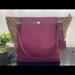 Coach Bags | Coach Zip Top Tote Bag | Color: Brown/Purple | Size: 4 1/2”W X 12 1/2” L X 12” H