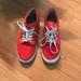 Vans Shoes | Euc Vans *Price Firm* | Color: Red | Size: 8