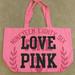 Pink Victoria's Secret Bags | New Victoria's Secret Pink Pink/Black Tote | Color: Pink | Size: Os