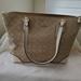 Coach Bags | Coach Tote Signature Canvas Light Khaki Chalk | Color: Cream | Size: 14.5x10.25x5.5"