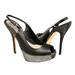 Gucci Shoes | Gucci Lisbeth Peep Toe Stilettos | Color: Black | Size: 5.5