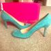 Kate Spade Shoes | Kate Spade Blue Heels Size 8 (Only Worn Once) | Color: Blue | Size: 8