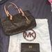 Michael Kors Bags | Mk Bag & Wallet Bundle Or Not Up To You | Color: Brown/White | Size: Os