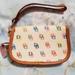 Dooney & Bourke Bags | Dooney & Bourke Wristlet Mini Bag | Color: Cream/Tan | Size: Os