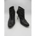 Gucci Shoes | Gucci Black Leather Gg Ankle Boots Sz 10.5 | Color: Black | Size: 10.5