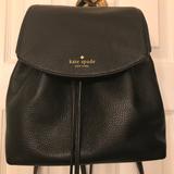 Kate Spade Bags | Kate Spade Mulberry Street Backpack | Color: Black/Gold | Size: Os