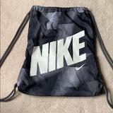 Nike Bags | Nike Drawstring Bag | Color: Black/Gray | Size: Os