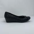 Giani Bernini Shoes | Giani Bernini Quilted Wedge W/ Patent Leather Toe | Color: Black | Size: 9