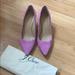 J. Crew Shoes | J. Crew Made In Italy Pink Suede Kitten Heels | Color: Pink | Size: 7