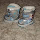 Disney Shoes | Frozen Snow Boots Size 6. New No Tag | Color: Blue/Silver | Size: 6bb