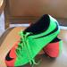 Nike Shoes | Nike Men’s 9 Hypervenom Phatal Fg Soccer Cleat Rare | Color: Green/Pink | Size: 9