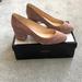 Nine West Shoes | New Nwt Nine West Velvet Heels Shoes Beige | Color: Cream/Tan | Size: 8