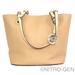 Michael Kors Bags | Michael Kors Jet Set Md Saffiano Leather Tote Nwt | Color: Cream/Tan | Size: Os