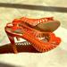 Jessica Simpson Shoes | Jessica Simpson, Size 8.5, Orange Heels | Color: Orange | Size: 8.5