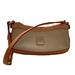 Dooney & Bourke Bags | Dooney & Bourke Mini Hobo Shoulder Bag | Color: Brown/Cream | Size: 9.5"W X 5"H X 2.25"D