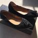 J. Crew Shoes | J.Crew Suede Tassel Stretch Flats, Blk Suede, 6.5 | Color: Black | Size: 6.5