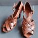 J. Crew Shoes | J Crew Brown Leather Strappy Heel Sandles | Color: Brown | Size: 8.5
