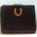 Gucci Bags | Gucci Supple Black Leather Bi-Fold Horseshoe | Color: Black/Gold | Size: 5" X 4.25" X 1.25"