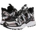 Michael Kors Shoes | Michael Kors Silver/Black Metalic Hero Trainer | Color: Black/Silver | Size: Various