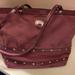 Coach Bags | Coach Monogram Purse Studded Tote Purse F20014 | Color: Purple | Size: Os