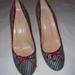 Kate Spade Shoes | Kate Spade High Heel Multi Color Pumps 9 B | Color: Black/Silver | Size: 9