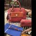 Dooney & Bourke Bags | Dooney And Bourke Lg Pocket Satchel/Cosmetic Bag | Color: Red | Size: See Above Description