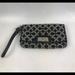 Coach Bags | Coach Wristlet Bag In Black / Gray Color!!! | Color: Black/Gray | Size: Os