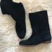 J. Crew Shoes | J Crew Suede Boots Sz 7.5 | Color: Black | Size: 7.5