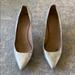 J. Crew Shoes | Jcrew Everly Silver Metallic Heels | Color: Silver | Size: 7.5