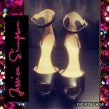 Jessica Simpson Shoes | Jessica Simpson Open Toe Sandals | Color: Black | Size: 10m