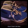 Under Armour Shoes | Like New Under Armour Basketball Shoes Size 6 | Color: Blue | Size: 6b