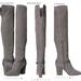 Nine West Shoes | Nine West Over The Knee Boots | Color: Gray | Size: 6.5