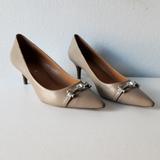 Coach Shoes | Classic Coach High Heel Pumps | Color: Tan | Size: 7.5