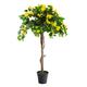 Closer2Nature Artificial Plant - 4ft Yellow Bougainvillea Plant; Perfect Indoor Plant and Outdoor Plants with Decorative Fake Flowers, Tall Artificial Plants Blossom Tree with Plastic Pot