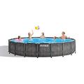 Intex 18FT X 48IN GREYWOOD Prism Frame Premium Pool Set