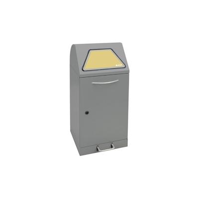 stumpf Abfalltrennung Modul-Vario 60, graualu-struktur, ProSlide-System, 60 Liter, Trethebel Image
