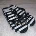 Kate Spade Shoes | Kate Spade Flip Flops Size 10 | Color: Black/White | Size: 10