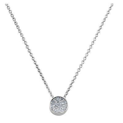 Jette - Kette 925er Silber rhodiniert Ketten 1 ct Damen