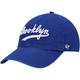 Men's '47 Royal Brooklyn Dodgers Logo Cooperstown Collection Clean Up Adjustable Hat